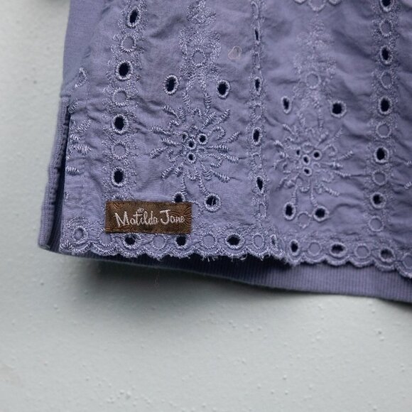 Matilda Jane In the Moment lilac sweatshirt-S - Picture 5 of 6